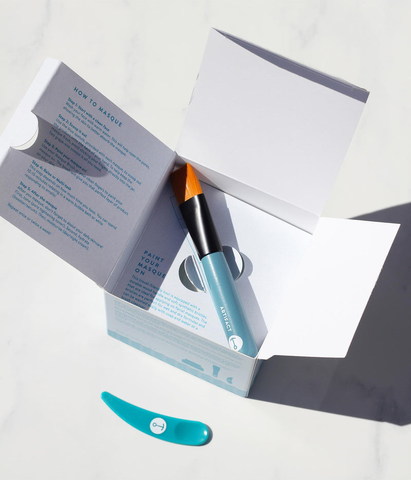 MOROCCAN TANGERINE CLAY MASQUE + BRUSH KIT
