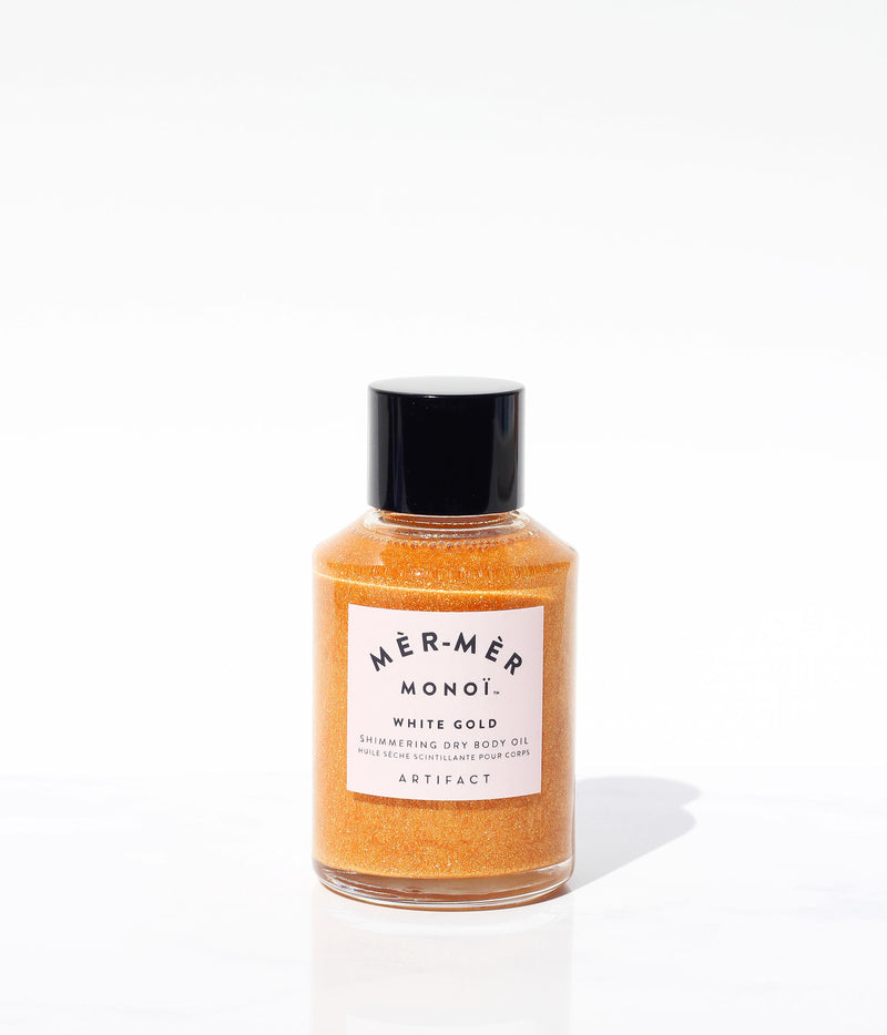 MÈR-MÈR MONOÏ WHITE GOLD SHIMMERING DRY BODY OIL - 60ML