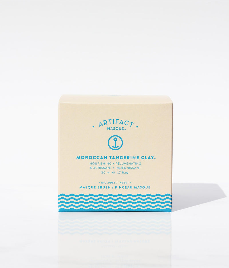MOROCCAN TANGERINE CLAY MASQUE + BRUSH KIT